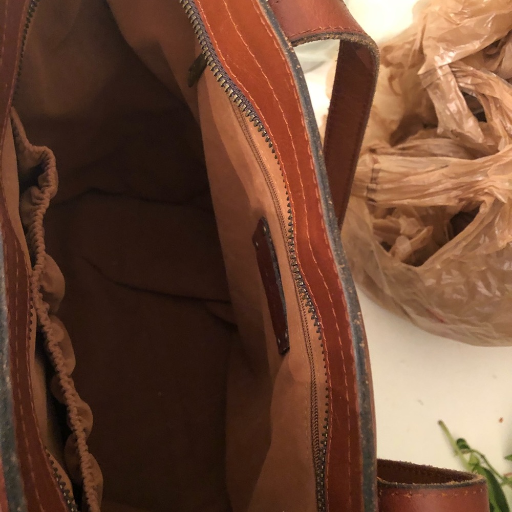 Patricia Nash Brown Leather Tote Bag - Picture 6 of 12